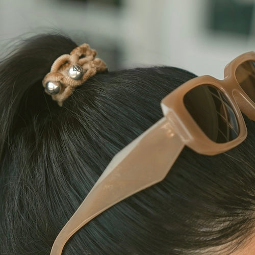 Annulette  ·  Dune Velvet and Smooth Beads - RayahHair