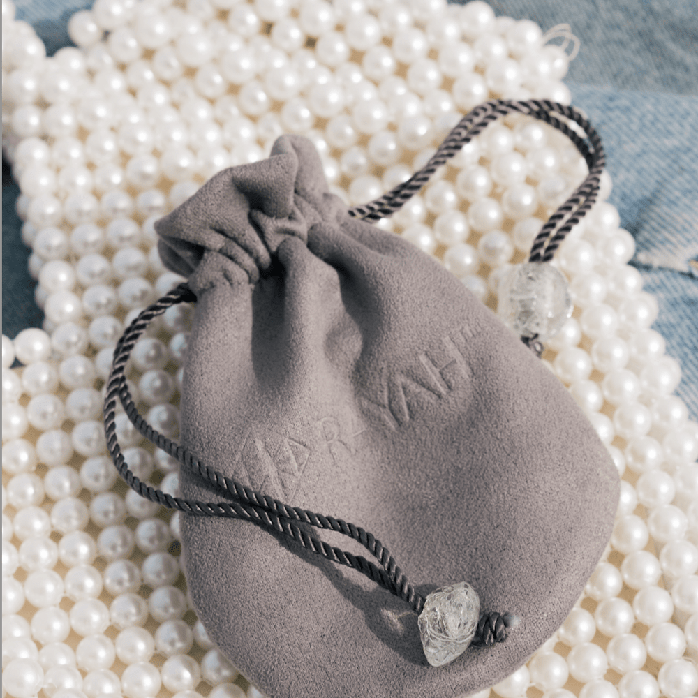 Annulette  ·  Dune Velvet and Hammered Beads